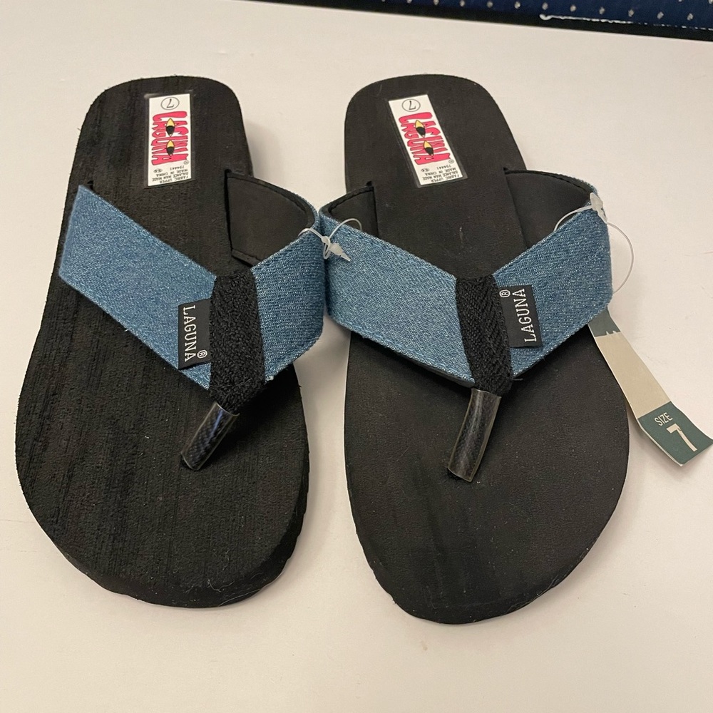 Vintage Laguna Platform Flip Flops